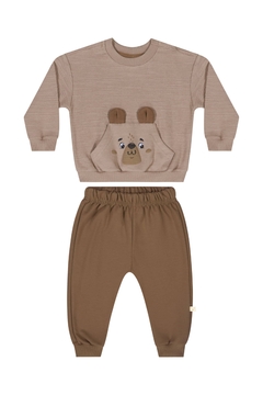 CONJUNTO BLUSAO MOLETOM FLAME E CALCA MOLETOM 34368 - comprar online