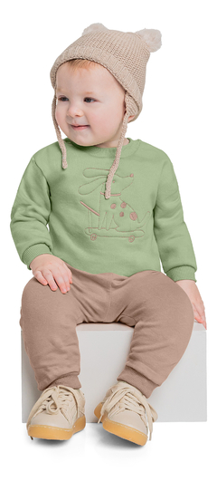 CONJUNTO BLUSAO E CALCA EM MOLETOM 34378 - comprar online