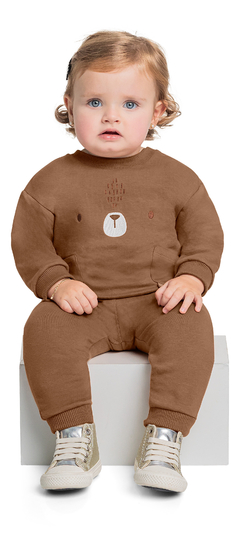 CONJUNTO BLUSAO E CALCA EM MOLECOTTON 34440 - comprar online