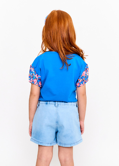 SHORT ENTRE FLORES 61685 - Loja Amorê