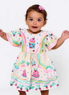 VESTIDO E CALCINHA DOCE DE MORANGUINHO - Loja Amorê