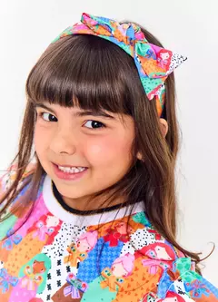 ARCO AMIGAS FASHIONISTAS LARANJA E AZUL U - comprar online