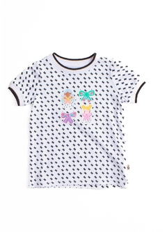Imagem do BLUSA AMIGAS FASHIONISTAS PRETO E BCO 62253