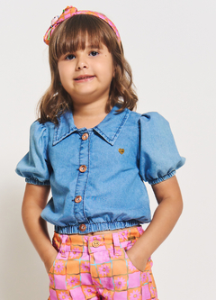 SHORT FLOWER POWER ROSA E LARANJA 59866 na internet