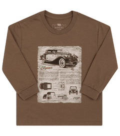 CAMISETA M/L MEIA MALHA | Tam 1 a 3 anos 25504 - Loja Amorê