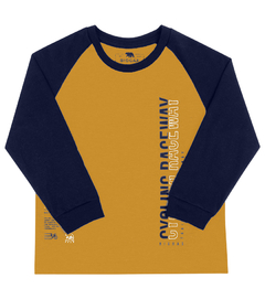 CAMISETA M/L MEIA MALHA | Tam 4 a 10 anos 25507 - Loja Amorê