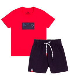 CONJUNTO MEIA MALHA/MOLETOM SARJADO 25588 - comprar online