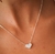CADENA CON DIJE CORAZON CUBICS/PLATA 925