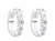 Aros Cuatro Estrellas Cubic/Plata 925