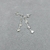 Aros Estrellas colgantes/plata925