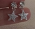 Aros estrella cubic/colgantes/plata 925 - comprar online