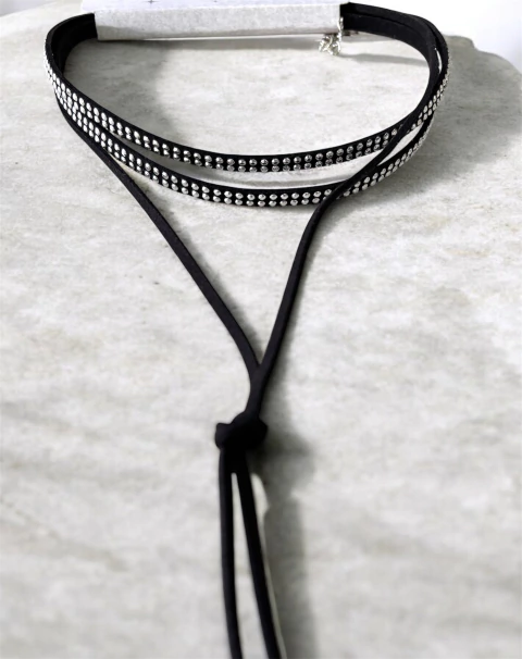 Choker Doble - Tachas