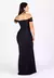 Vestido Longo Tubinho Ombro a Ombro com Fenda Preto | NR12 - BemFitness