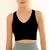 Sutiã Esportivo Respirável Feminino, Busto à Prova de Choque Sem Costura, Top