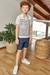 Camisa polo e bermuda - comprar online