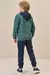 Blusao ml e calca jogger verde - Pithucos Kids