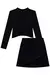 Conjunto blusa cropped e saia - comprar online