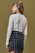 Conjunto blusa em canelado liz e saia em tweed paris preto na internet