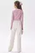 Conjunto blusa cropped ml e calca off white - Pithucos Kids