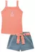 Blusa e short na internet