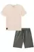 Conjunto camiseta mc e bermuda - loja online