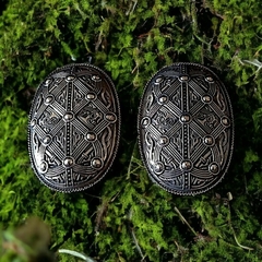 Broche Tartaruga Oseberg (PEQUENO / PAR)
