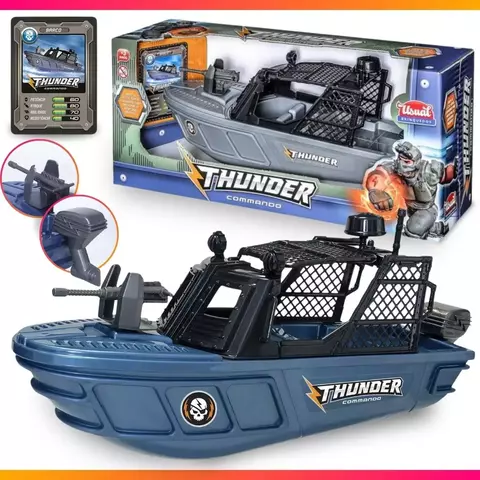 Barco de Brinquedo Thunder Commando - Para Piscina/Praia Flutua De Verdade - Várias Cores - comprar online