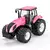 Trator Miniatura T8 New Holland Agriculture Rosa