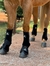 CONJUNTO 4 PATAS CANELEIRA E CLOCHE EM COURO na internet