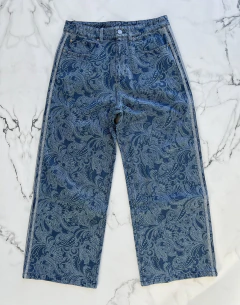 Pantalón Adidas de jean estampado