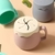 Taza Vaso Silicona Multifuncion Bebe Tapa Contenedor Cereal
