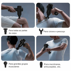 Mebak7 Pistola de Massagem Fáscia Muscular Profunda USB-C - Essencial Connections