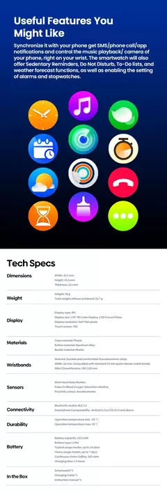 Zeblaze-Btalk 3 Plus Smartwatch - Essencial Connections