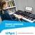 Piano eletrônico melody microfone e banqueta - comprar online