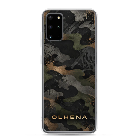 Clear Case - Samsung - Signature Camouflage (Samsung Galaxy S20 Plus) - Olhena | Premium Phone Cases & Tech Accessories
