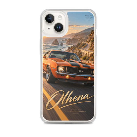 Case MagSafe - iPhone - Orange Drive (iPhone 14 Plus) - Olhena | Premium Phone Cases & Tech Accessories