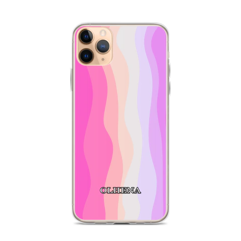 Clear Case - iPhone Rainbow Signature (iPhone 11 Pro Max) - Olhena | Premium Phone Cases & Tech Accessories