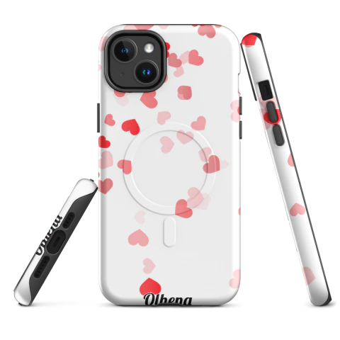 Case Tough MagSafe - iPhone - Mirage Hearts (iPhone 14 Plus) - Olhena | Premium Phone Cases & Tech Accessories