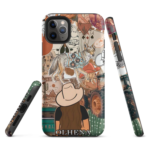 Tough Case - iPhone - Cowgirl Horizon (iPhone 11 Pro Max) - Olhena | Premium Phone Cases & Tech Accessories