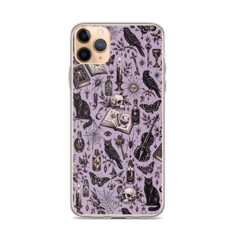 Clear Case - iPhone A Repeating Hand Illustrated Vintage Oc (iPhone 11 Pro Max)