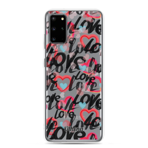 Image of Clear Case - Samsung - New Hearts (Samsung Galaxy S20 Plus)