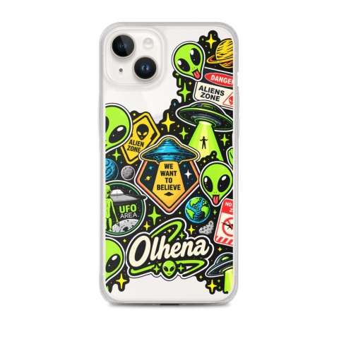 Case MagSafe - iPhone - Alien Signature (iPhone 14 Plus) - Olhena | Premium Phone Cases & Tech Accessories