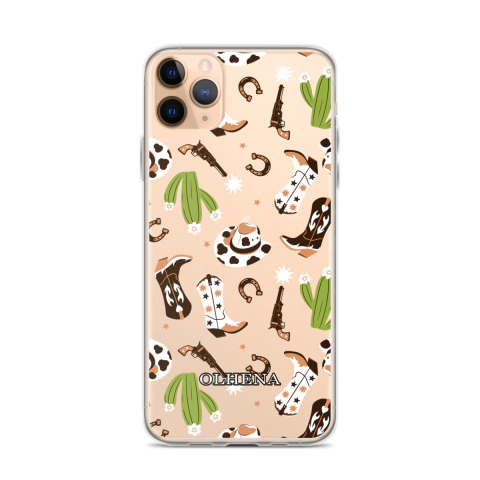 Clear Case - iPhone Delicate Cowgirl (iPhone 11 Pro Max) - Olhena | Premium Phone Cases & Tech Accessories