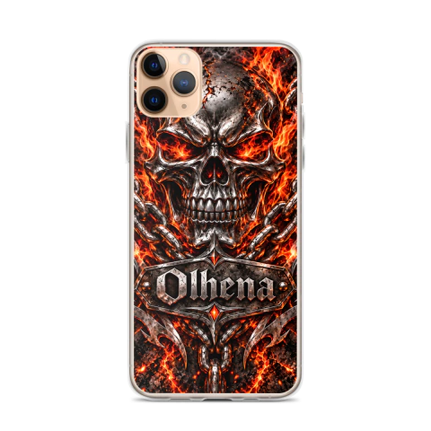 Clear Case - iPhone Shadow Skull (iPhone 11 Pro Max) - Olhena | Premium Phone Cases & Tech Accessories