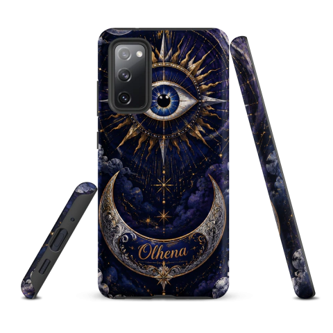 Case Tough - Samsung - Blue Greek Eye (Samsung Galaxy S20 FE) - Olhena | Premium Phone Cases & Tech Accessories