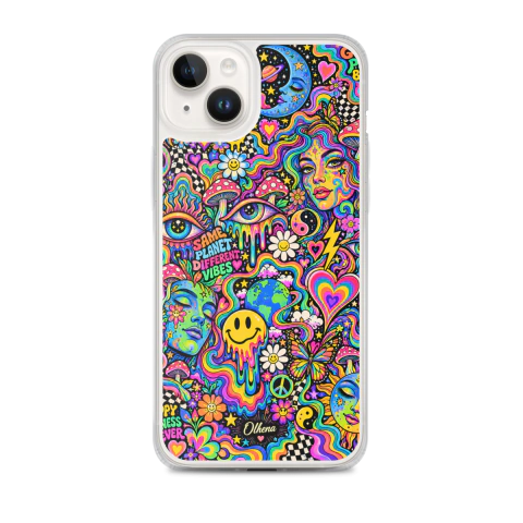 Case MagSafe - iPhone - Psychedelic Horizon (iPhone 14 Plus) - Olhena | Premium Phone Cases & Tech Accessories