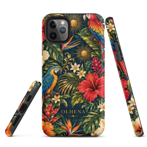 Tough Case - iPhone - Colorful Tropical Mosaic (iPhone 11 Pro Max) - Olhena | Premium Phone Cases & Tech Accessories