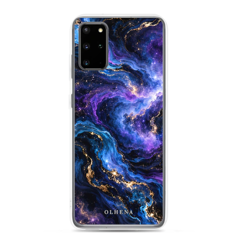 Clear Case - Samsung - Blue Violet Nebula (Samsung Galaxy S20 Plus) - Olhena | Premium Phone Cases & Tech Accessories
