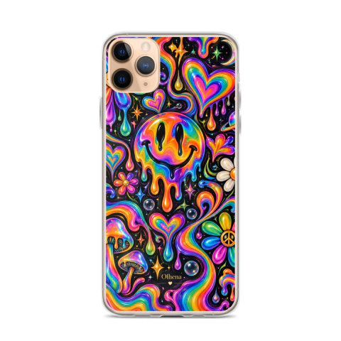 Clear Case - iPhone Psychedelic Essence (iPhone 11 Pro Max) - Olhena | Premium Phone Cases & Tech Accessories