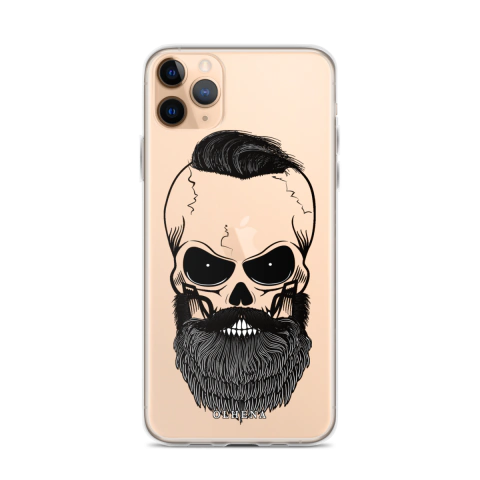 Clear Case - iPhone Aura Skull (iPhone 11 Pro Max) - Olhena | Premium Phone Cases & Tech Accessories